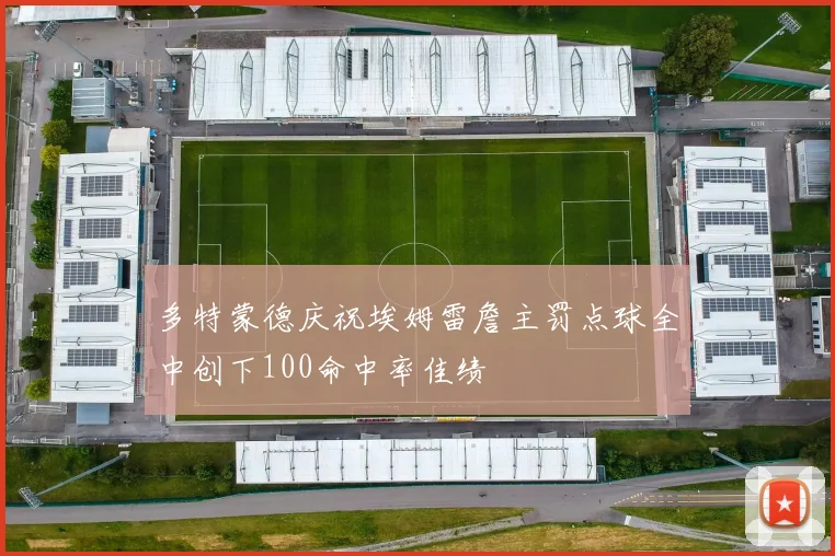 多特蒙德庆祝埃姆雷詹主罚点球全中创下100命中率佳绩