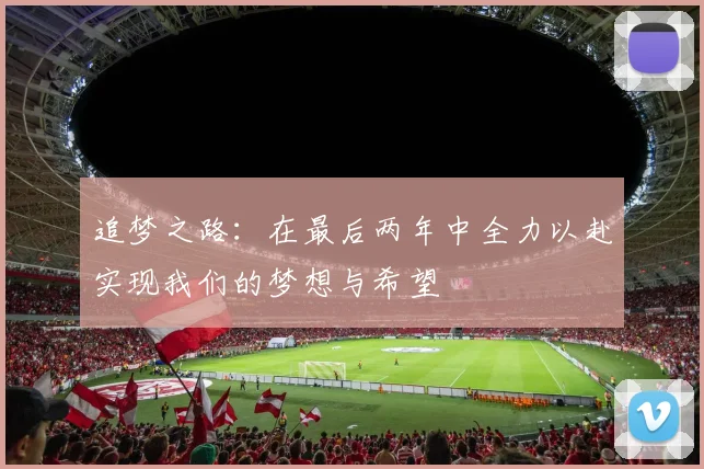 追梦之路:在最后两年中全力以赴实现我们的梦想与希望